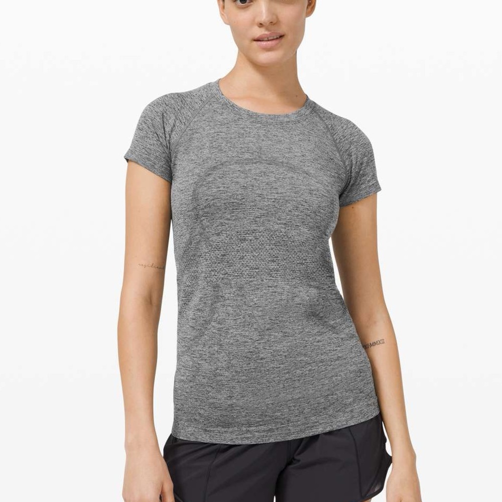 Grey LuLulemon City Edition Short Sleeve Swiftly Tech